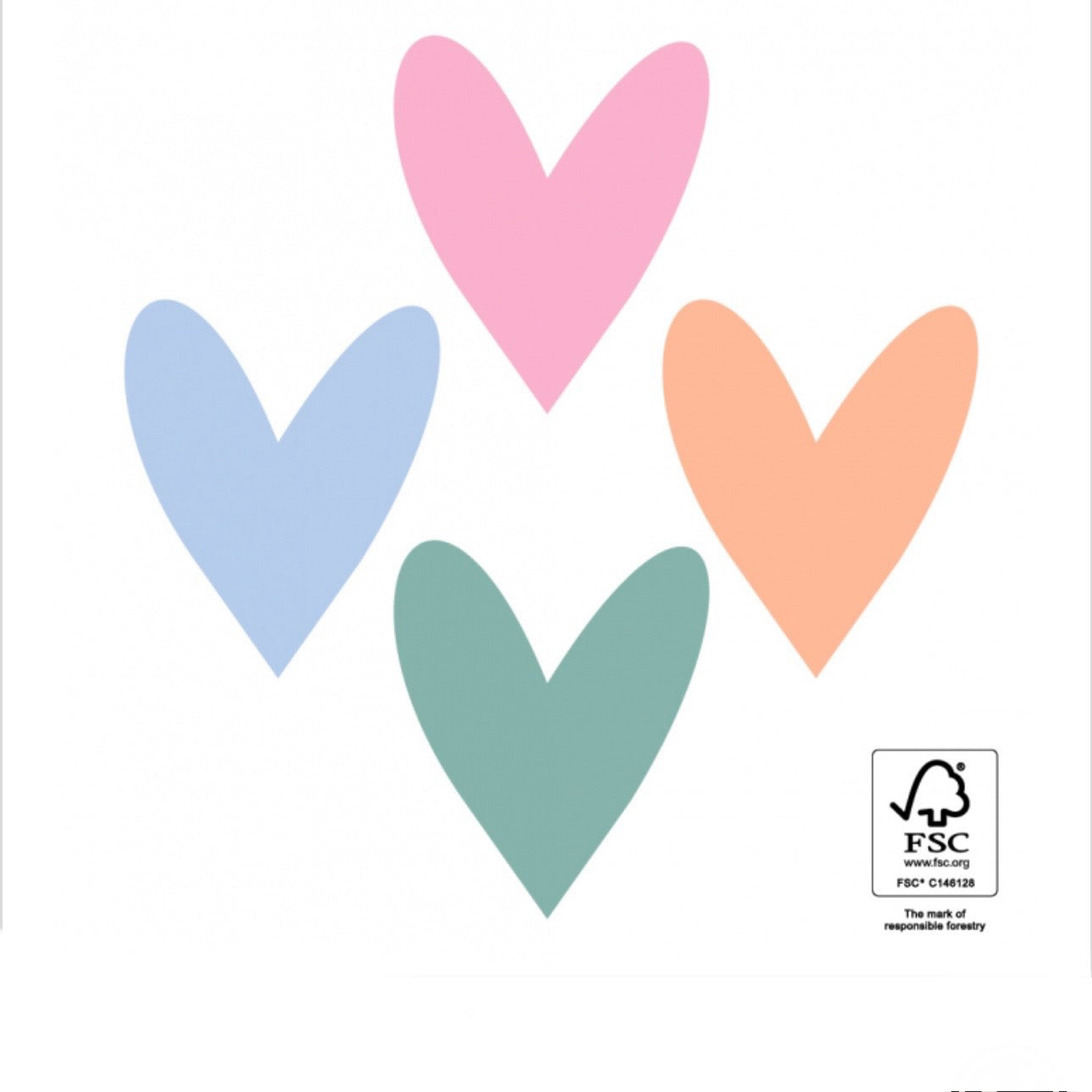 Sticker - Pastel Hearts