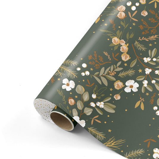 Cadeaupapier - Let’s decorate groen