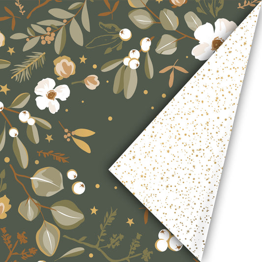 Cadeaupapier - Let’s decorate groen