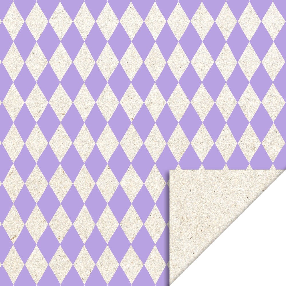 Cadeauzakje large - harlequin lilac