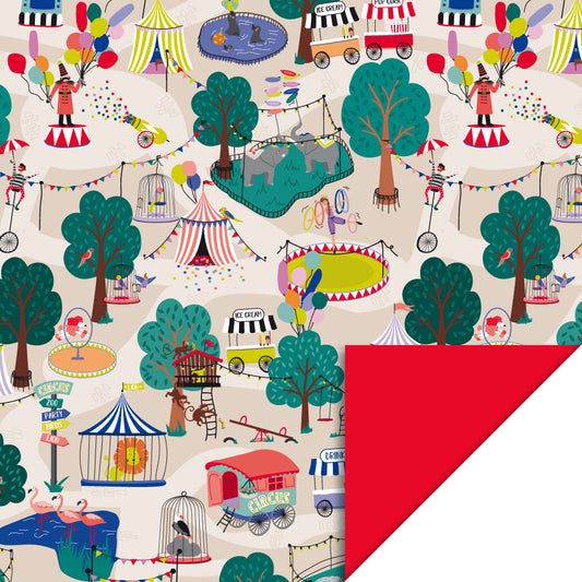 Cadeaupapier - Circus (70 cm)